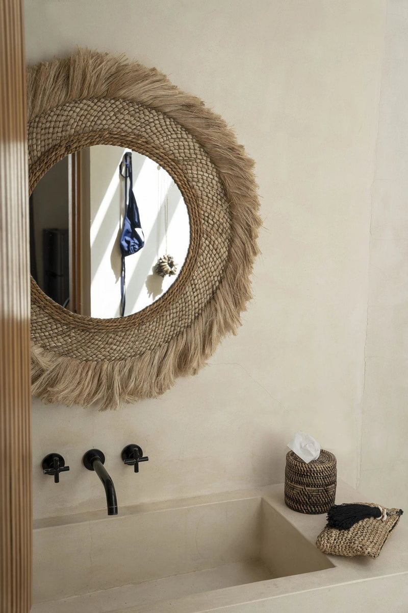 The Capri Mirror - Natural - L - secondary view