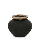 Vaso elegante - Preto Natural - M
