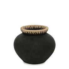 Vaso elegante - Preto Natural - M
