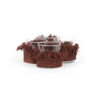 The Oh My Gee Candle Holder - BurgundyVelvet - S in velvet — handmade luxury tea light holder curated by Laiyahome — view 2