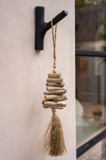 The Raffia Driftwood in wood — handmade luxury wall decoration curated by Laiyahome — view 2