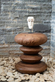 The Sumba Stone #34 in stone — handmade luxury standing decoration curated by Laiyahome — view 2
