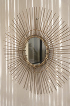 The Tropical Mirror - Natural - L in rattan — handmade luxury wall mirror curated by Laiyahome — view 2