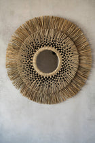 The Havana Mirror - Natural Black - L in glass — handmade luxury wall mirror curated by Laiyahome — view 2