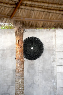 The Raffia Juju - Black in raffia — handmade luxury wall decoration curated by Laiyahome — view 2