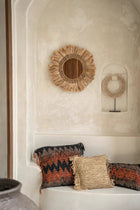 Housse de coussin Oh My Gee - Noir et orange - 60x60