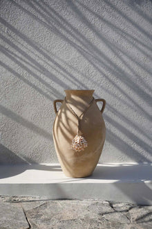 The Vanilla Shell Tassel in shell — handmade luxury wall decoration curated by Laiyahome — view 2