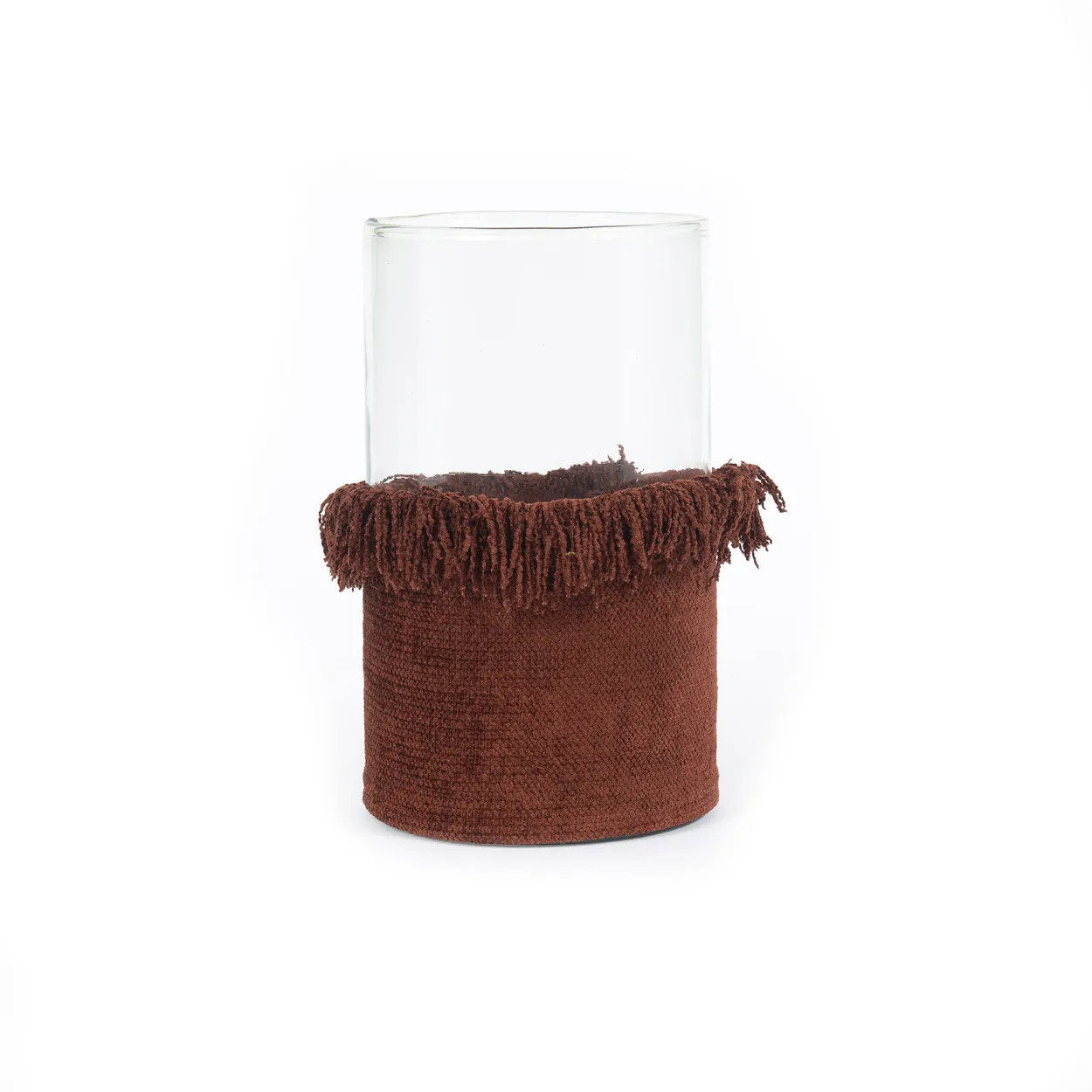 The Oh My Gee Candle Holder - Burgundy Velvet - XXL in velvet — handmade luxury tea light holder curated by Laiyahome