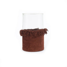 The Oh My Gee Candle Holder - Burgundy Velvet - XXL in velvet — handmade luxury tea light holder curated by Laiyahome