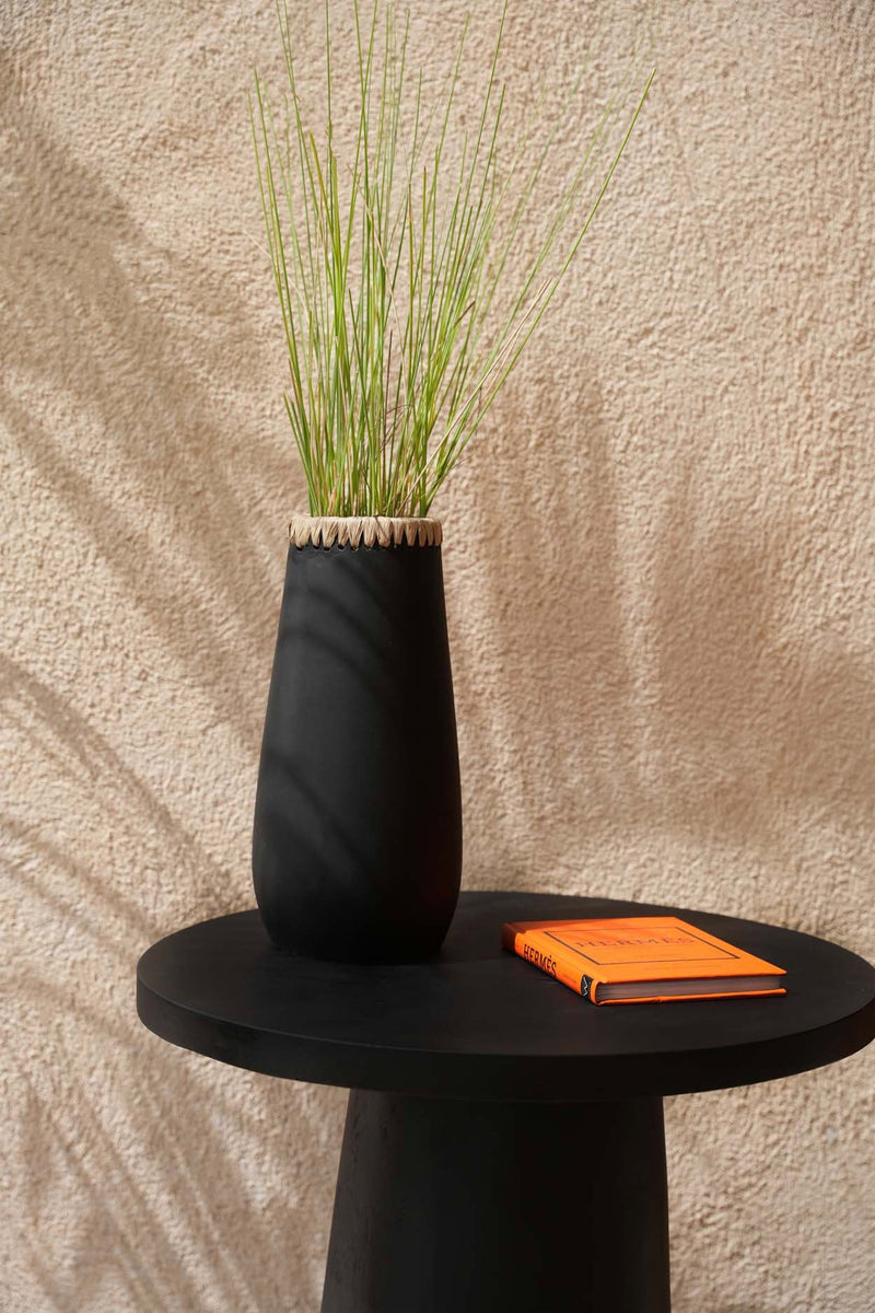 Vaso Discreto - Preto Natural - L