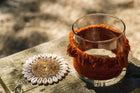 The Oh My Gee Candle Holder - Rust Velvet - S in velvet — handmade luxury tea light holder curated by Laiyahome — view 2