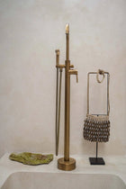The Shell Purse on Stand in shell — handmade luxury standing decoration curated by Laiyahome — view 2