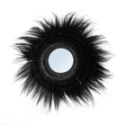 The Sunken Forest Mirror - Black – glass wall mirror in black – product view 1