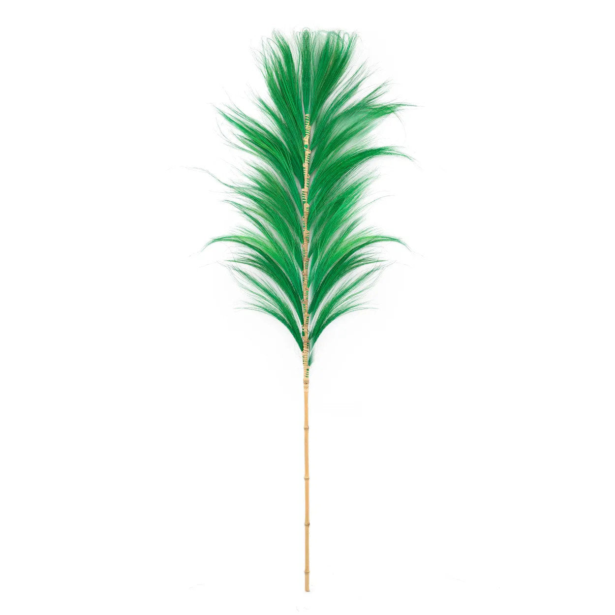 The Stunning Leaf - Emerald Green - Set of 6 | bamboo, decor, coastal