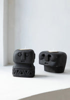 The Sumba Stone #26 Candle Holder – stone tea light holder in black – product view 2