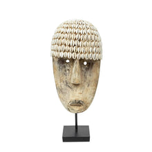 Máscara de búzios com suporte - Tamanho Médio