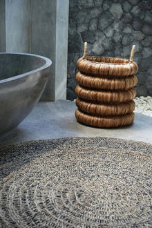 The Seagrass Carpet - Natural Black - 150 in seagrass — handmade luxury area rug curated by Laiyahome — view 2