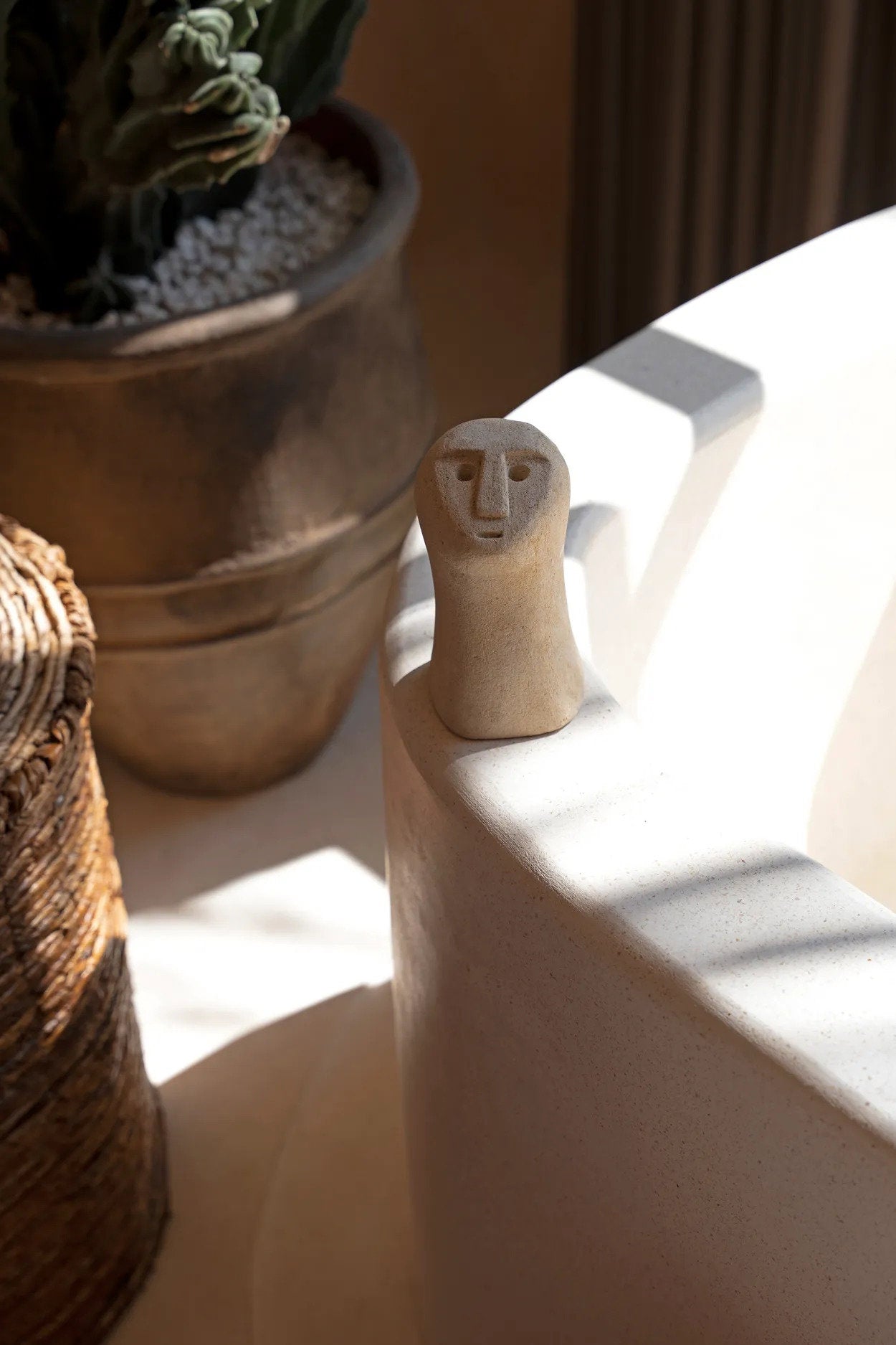 The Sumba Stone #08 in stone — handmade luxury statue curated by Laiyahome — view 2