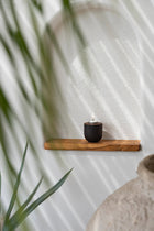 The Bondi Candle Holder – teak wood tea light holder – product view 2