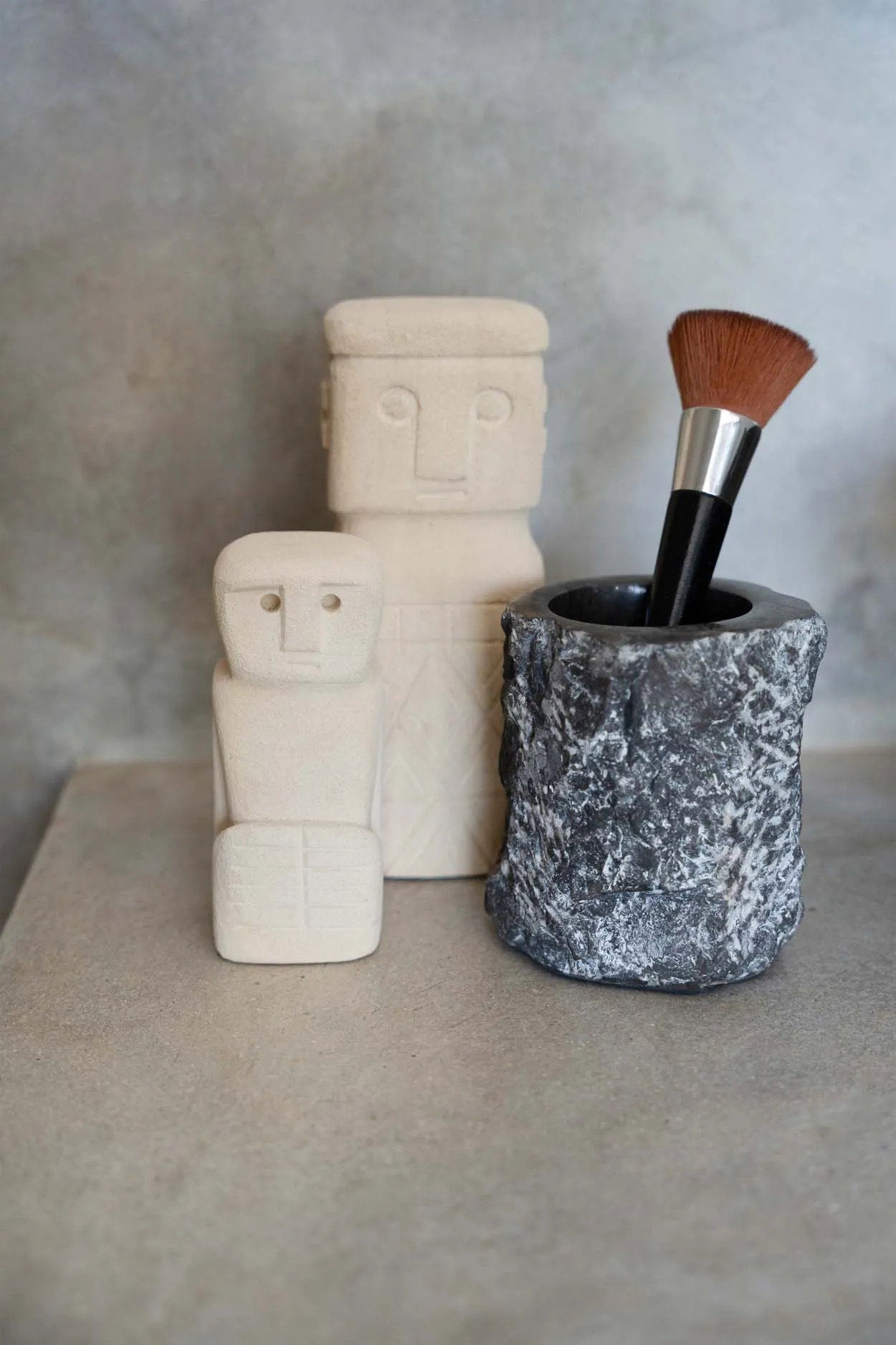 The Sumba Stone #24 in stone — handmade luxury statue curated by Laiyahome — view 2