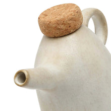 The Olive Oil Bottle N°78 - White in ceramic — handmade luxury storage jar curated by Laiyahome — view 2