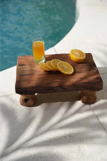 The Delish Tray - Natural in wood — handmade luxury serving tray curated by Laiyahome — view 2
