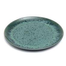 The Aqua Dinner Plate – stoneware dinner plate – product view 1