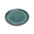 The Aqua Salad Plate – stoneware dinner plate – product view 1