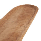 The French Bread Plate - Natural in wood — handmade luxury dinner plate curated by Laiyahome — view 2