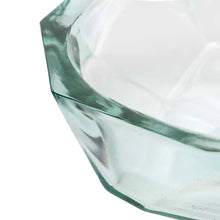 The Origami Bowl - Blue - M in glass — handmade luxury bowl curated by Laiyahome — view 2