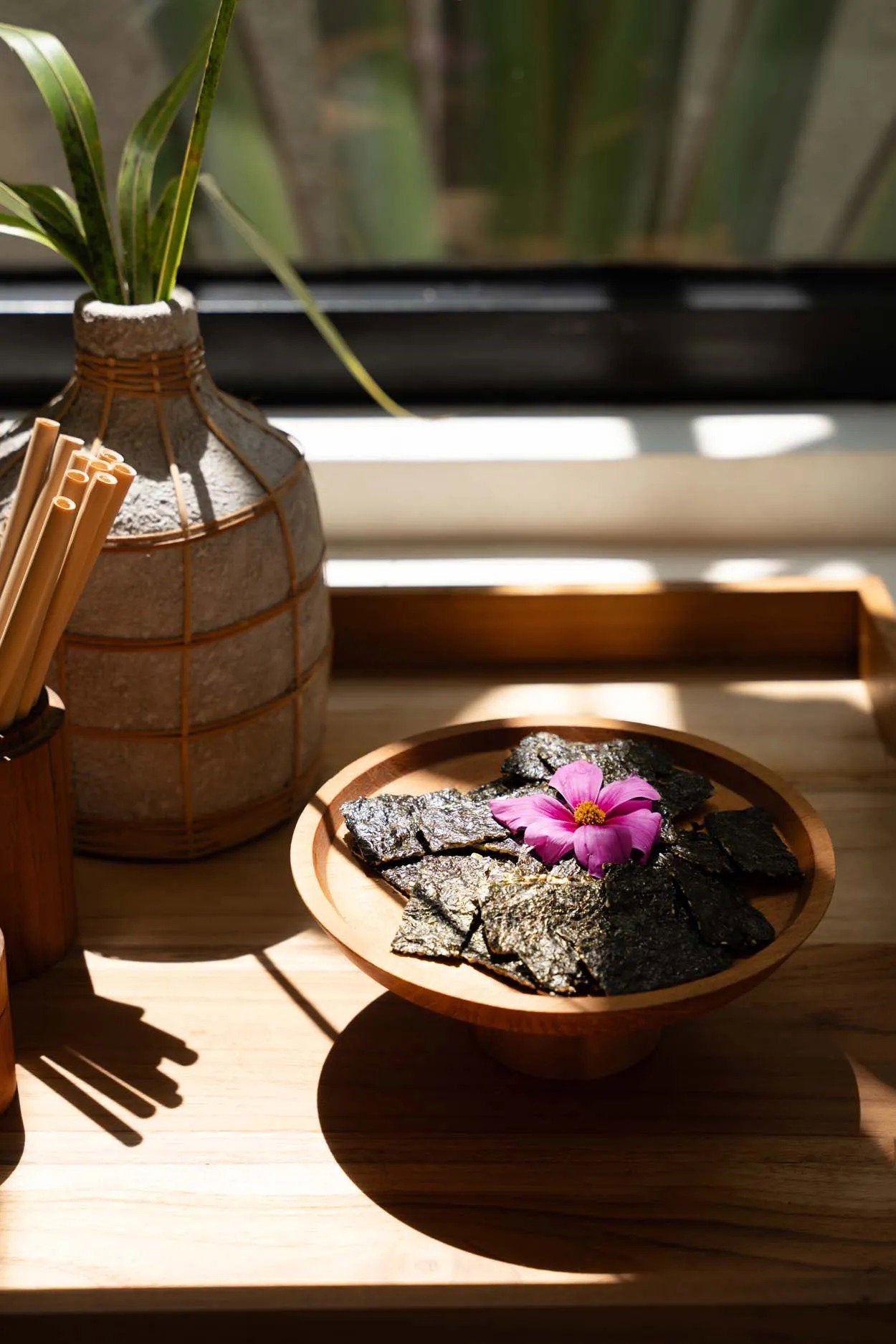 The Teak Root Cake Dish - S in wood — handmade luxury cake stand curated by Laiyahome — view 2