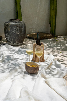 The Coco Food Bowl - Natural White in coconut — handmade luxury bowl curated by Laiyahome — view 2