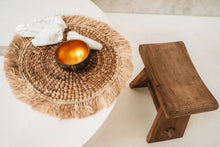 The Water Hyacinth Raffia Placemat - Natural in raffia — handmade luxury placemat curated by Laiyahome — view 2