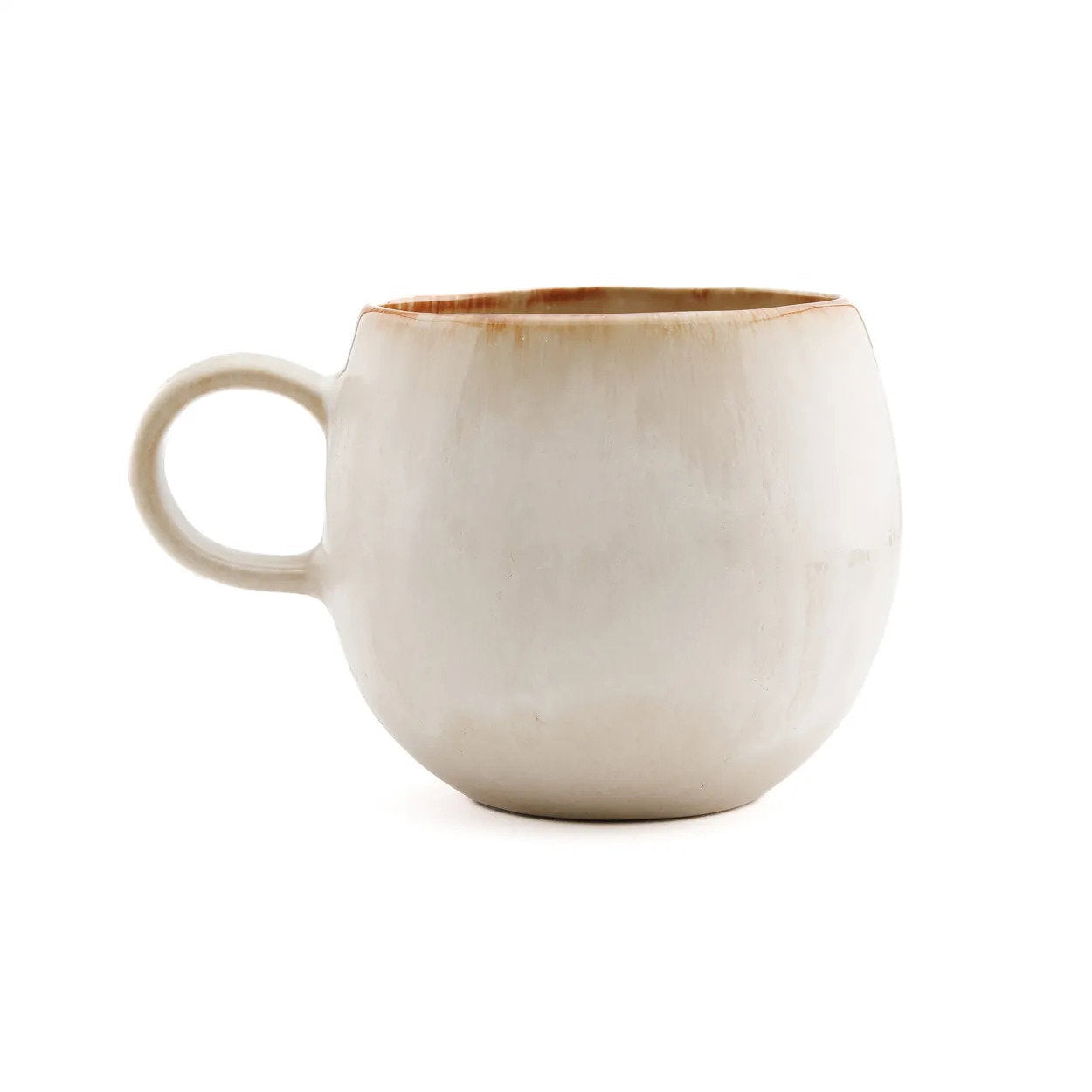 The Cascais Mug - M – stoneware mug in white – product view 1