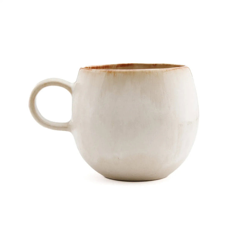 The Cascais Mug - M – stoneware mug in white – product view 1