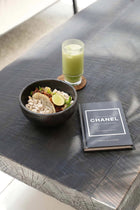 The Burned Bowl - Black - M in terracotta — handmade luxury bowl curated by Laiyahome — view 2