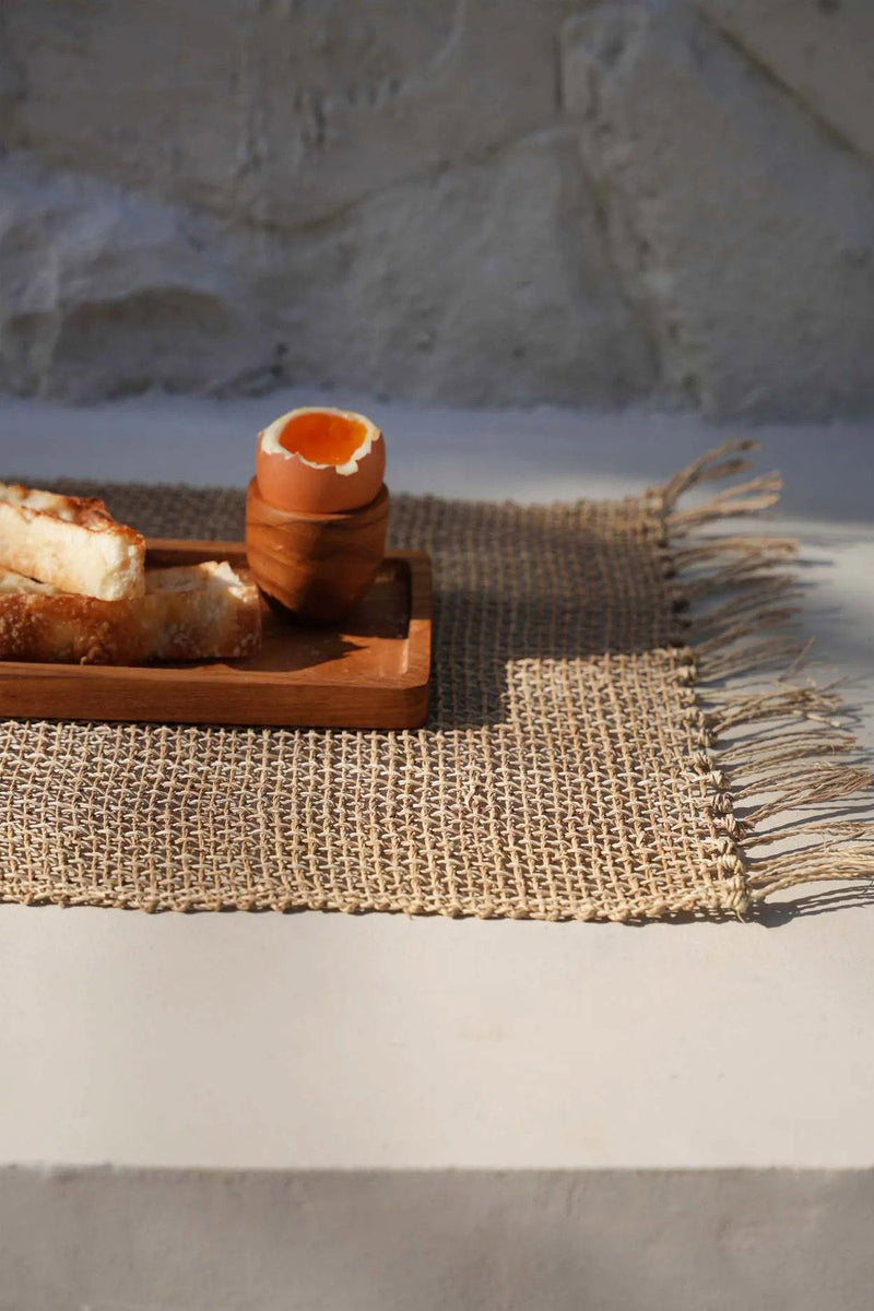 The Teak Root Egg Cup in wood — handmade luxury cup curated by Laiyahome — view 2