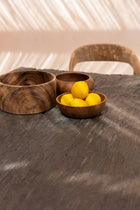 The Suar Salad Bowl - L in wood — handmade luxury bowl curated by Laiyahome — view 2