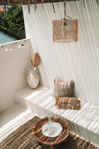 The Chacha Pendant - Natural - M in rattan — handmade luxury pendant lamp curated by Laiyahome — view 2