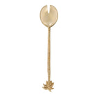 The Palm Tree Salad Fork - Gold in brass — handmade luxury table fork curated by Laiyahome — view 2