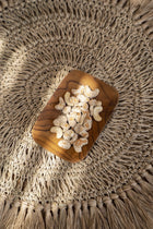 The Teak Root Side Dish - Rectangular in wood — handmade luxury dinner plate curated by Laiyahome — view 2