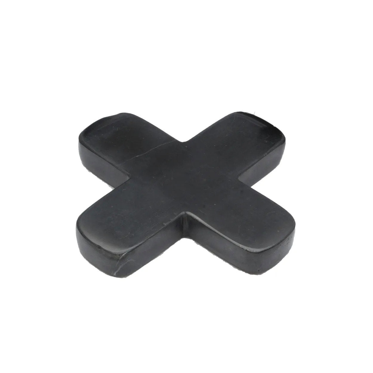 The Marble Pan Coaster – marble coaster in black – product view 1