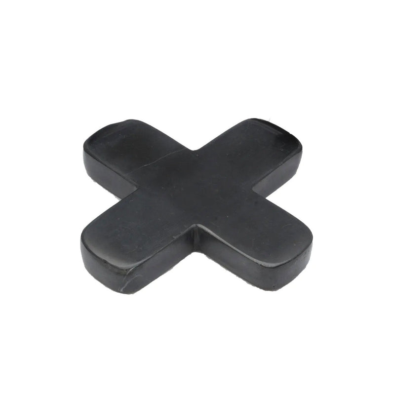 The Marble Pan Coaster – marble coaster in black – product view 1