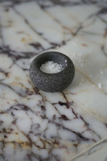 The Lava Stone Bowl - Black - XS in stone — handmade luxury bowl curated by Laiyahome — view 2