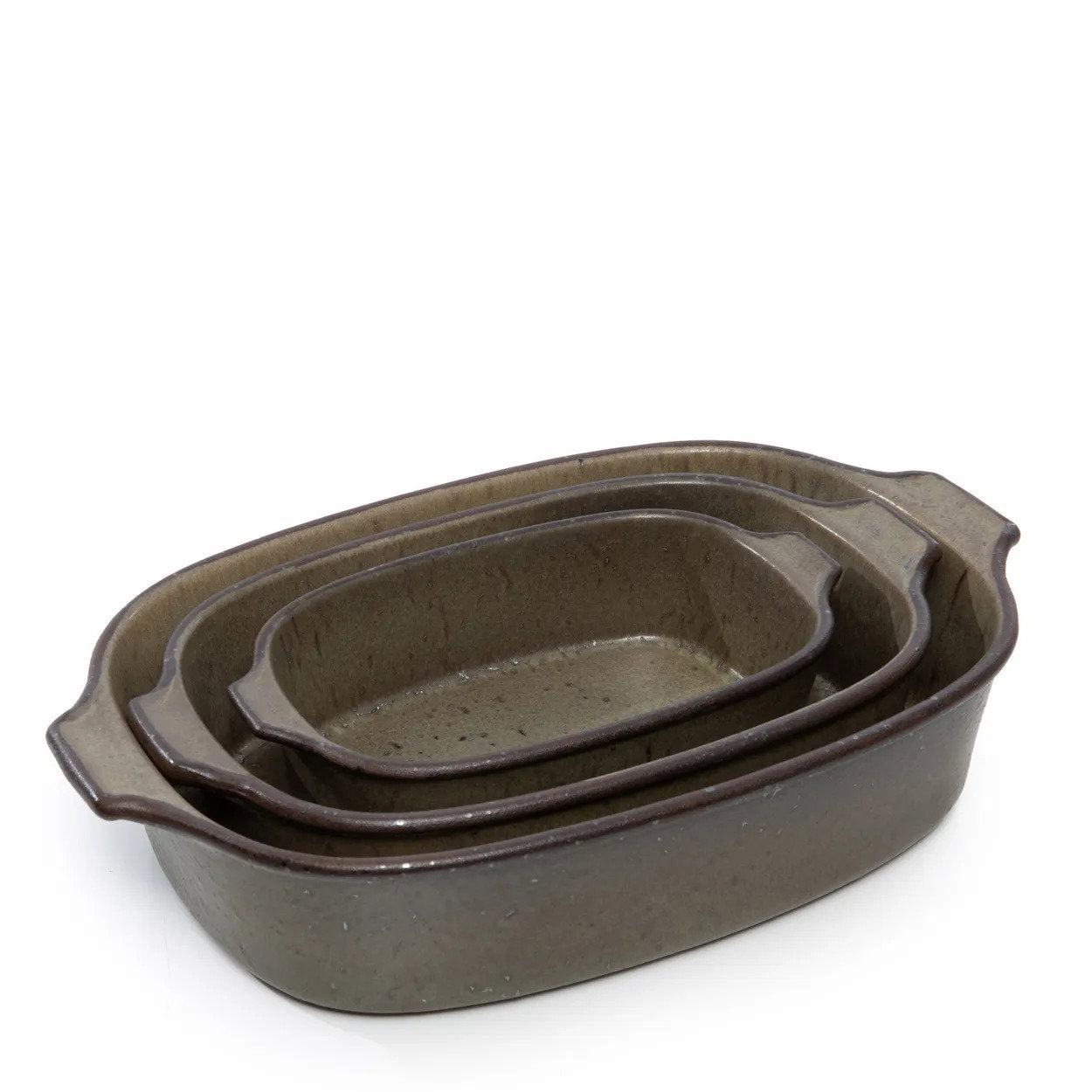 The Comporta Oven Tray - Green - S in ceramic — handmade luxury serving tray curated by Laiyahome — view 2