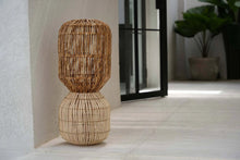 The ChemChem Pendant - Natural - M in rattan — handmade luxury pendant lamp curated by Laiyahome — view 2