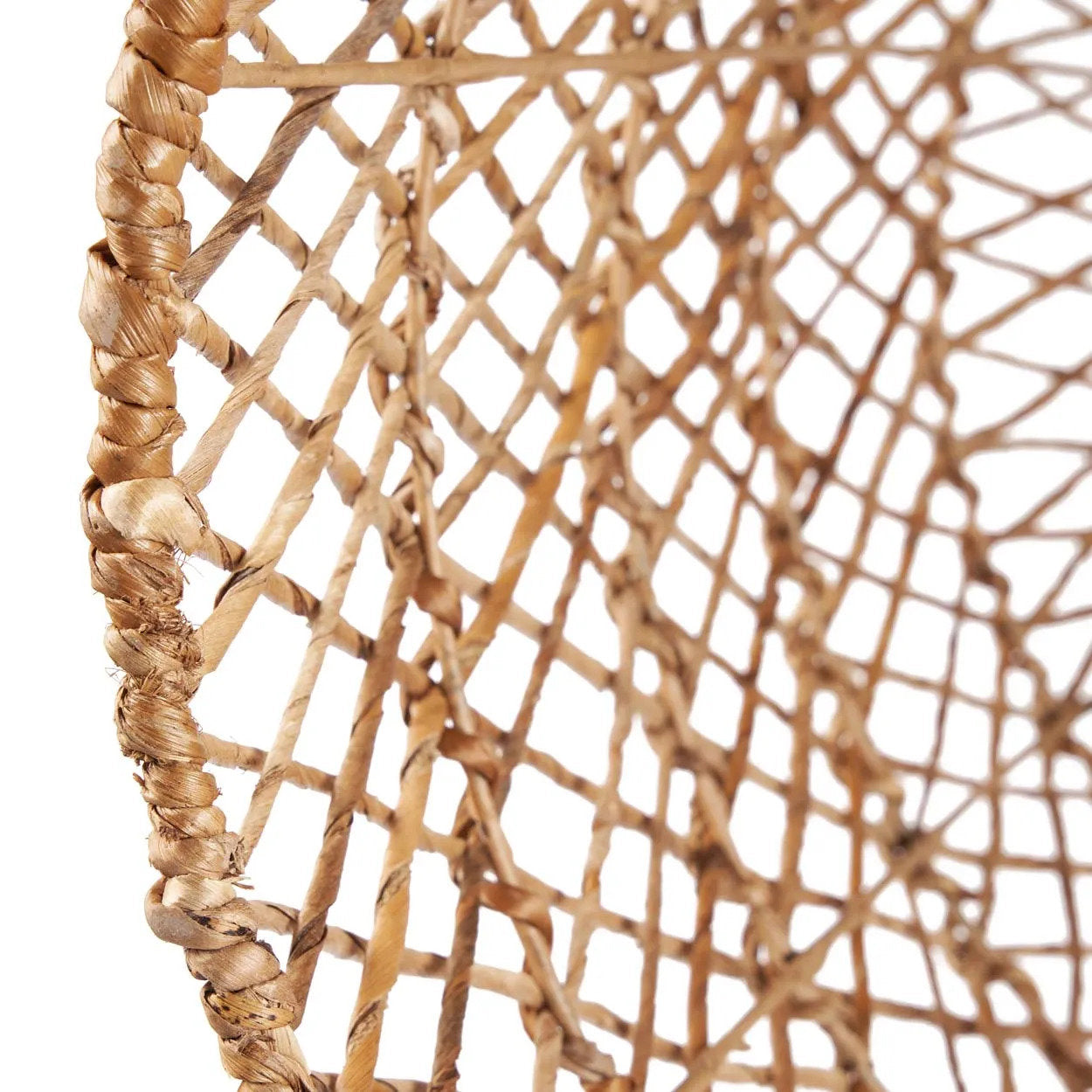 The Xiomara Pendant - Natural - XL in palm leaf — handmade luxury pendant lamp curated by Laiyahome — view 2