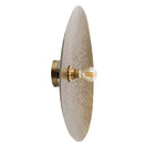 The Full Moon Wall Lamp - Brass - M in iron — handmade luxury wall light curated by Laiyahome — view 2