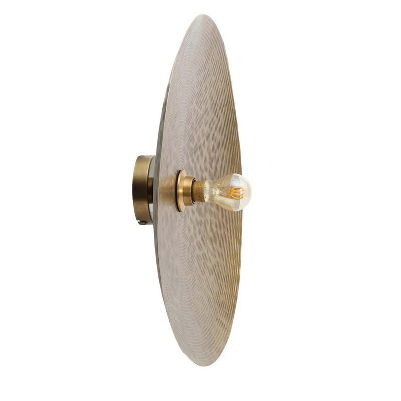 The Full Moon Wall Lamp - Brass - M in iron — handmade luxury wall light curated by Laiyahome — view 2