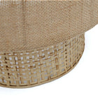The Bolly Jute Wall Lamp - Natural - M in rattan — handmade luxury wall light curated by Laiyahome — view 2